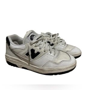 New Balance 550 white and Black sneakers